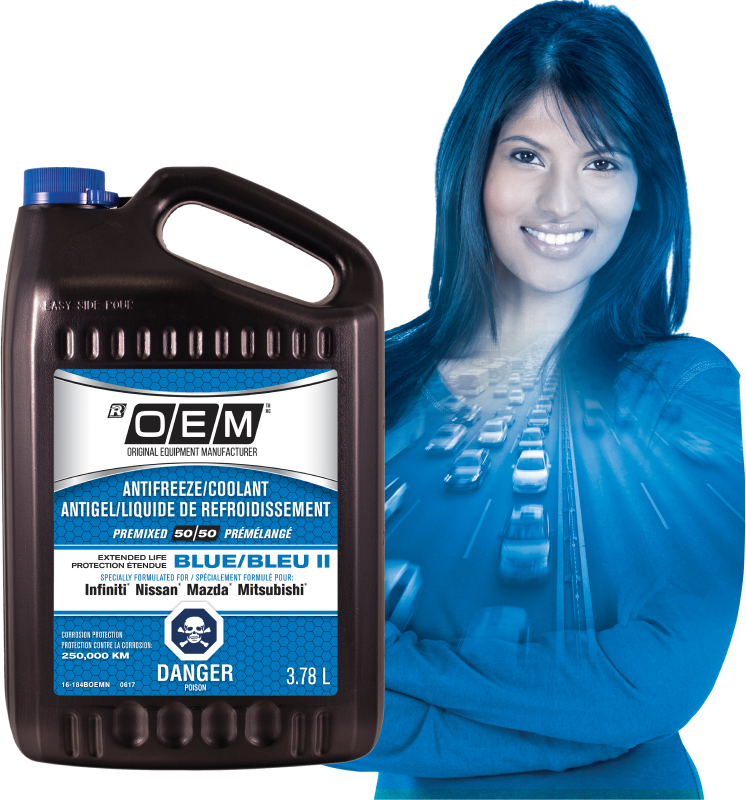 OEM Extended Life BLUE II Antifreeze/Coolant
