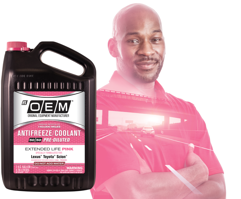 OEM Extended Life Antifreeze/Coolant PINK